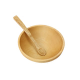 Thin Rim Wood Baby Bowl & Spoon, Maple