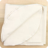 Organic Cotton Fleece (thicker flannel) Swaddling Blanket 43" square