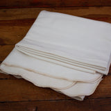 Organic Cotton Fleece (thicker flannel) Swaddling Blanket 43" square