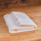 Single Layer Organic Cotton Fleece Blanket with Rounded Corners - 46" x 48"