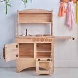 Simple Hearth Wooden Play Kitchen, Maple