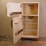 Premium Fridge Wooden Play Refrigerator, Maple