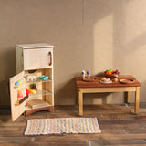 Premium Fridge Wooden Play Refrigerator, Maple