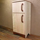 Premium Fridge Wooden Play Refrigerator, Maple