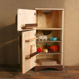Premium Fridge Wooden Play Refrigerator, Maple