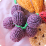 Knitted Bunch of Grapes