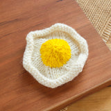 Knitted Fried Egg