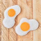 Felt Fried Eggs, Set of 2