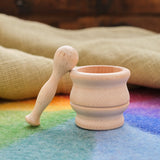 Wooden Mortar & Pestle