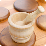 Wooden Mortar & Pestle