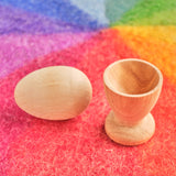 Wooden Egg and Cup