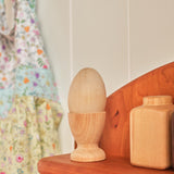 Wooden Egg and Cup