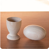 Wooden Egg and Cup