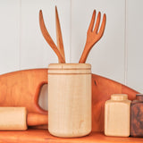 Maple Wood Utensil Holder