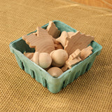 Wooden Acorns & Maple Leaves