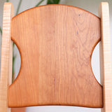 Child Size Wooden Farmhouse Chair with Beeswax Finish - 12 1/2" L x 14" W x 27" H