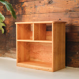 Simple Bookcase, All Cherry - 22.25" H x 11.5" D x 24" L