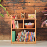 Simple Bookcase, All Cherry - 22.25" H x 11.5" D x 24" L