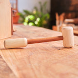 Cherry & Maple Wooden Play Hammer/Mallet