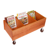 3 Cubby Storage Crate / Bin / Bookcase (wheels in separate listing) - 36" L x 10" D x 16" W