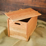 Cherry Crate with Lid - 18" x 12" x 12"