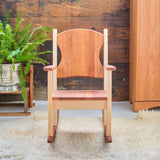 Rocking Chair - Cherry & Maple Wood - 24 3/4" Tall - Child Height