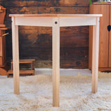 33" Round Wooden Table - Child or Adult Height