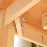 Thick Wooden Desk - 42" L x 28" D x 30" H