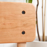 Child Height Wooden Bench with Back - 36" Long