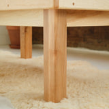 Child's Large Play Table / Activity Table with Elevated Border - All Maple Wood 42" x 28"