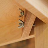 Child's Large Play Table / Activity Table with Elevated Border - All Maple Wood 42" x 28"