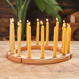 Cherry Birthday Ring - 16 (with removable brass candle cups - with or without candles)