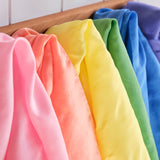 Large 35" Pastel Rainbow Play Silks, Set of 6