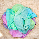 Silk Canopy - Green, Purple, Blue - 35" x 108"