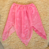 Pink Silk Petal Skirt