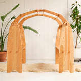 Wooden Playstand with Wooden Nuts and Bolts - 37 1/2" L x 54" W x 49" H