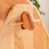 Wooden Playstand with Wooden Nuts and Bolts - 37 1/2" L x 54" W x 49" H