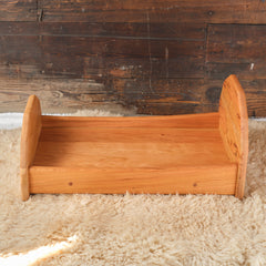 Cherry Wood Doll Bed or Cradle
