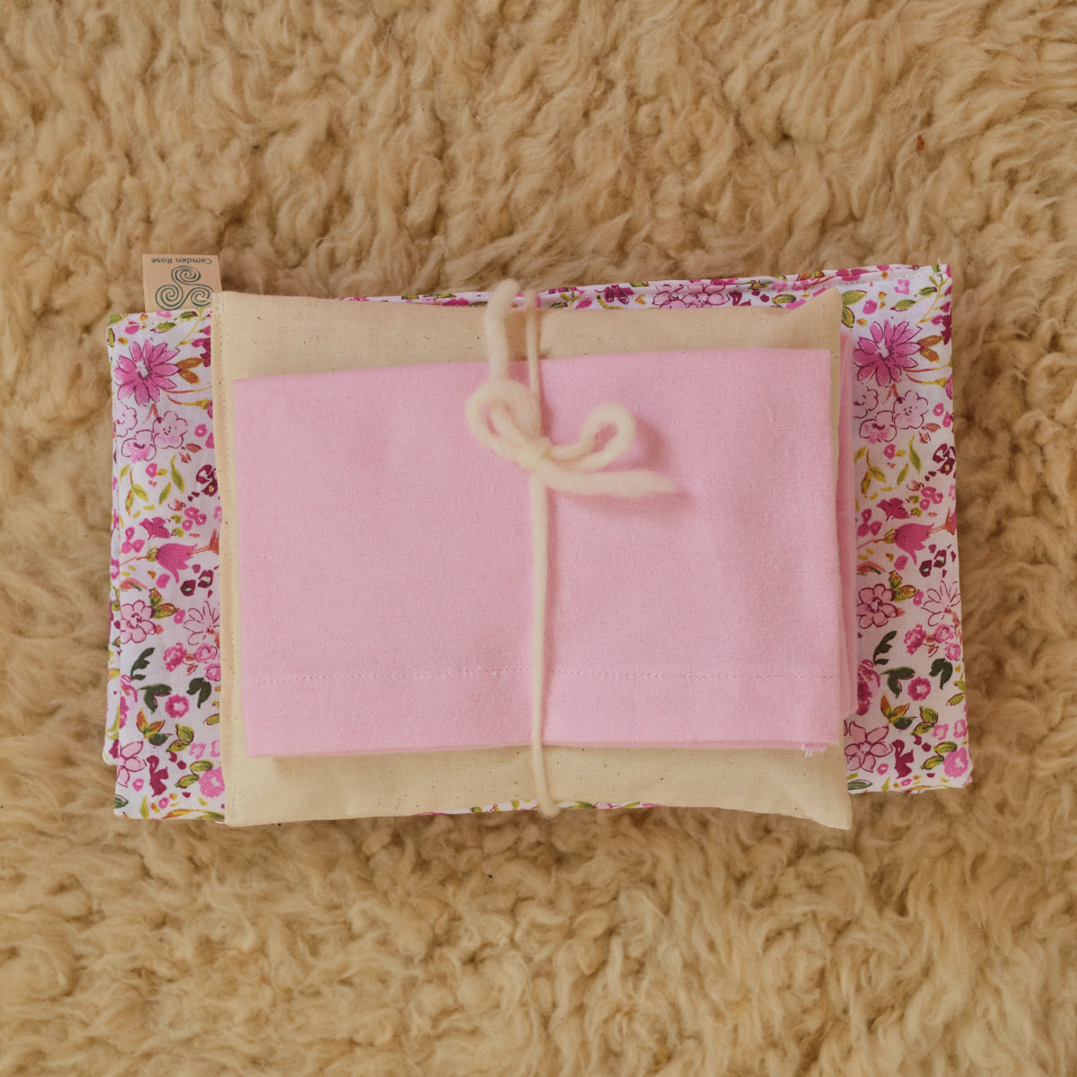 Doll Bedding Set - Mattress, Sheet and Pillow - Fits our Doll Bed or Doll Cradle