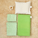 Doll Bedding, Green Floral by Camden Rose (fits our Doll Bed or Doll Cradle)