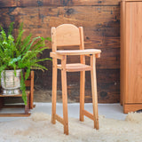 Cherry Doll High Chair - 11" x 11" x 30" H