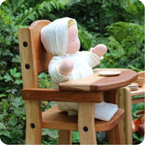 Cherry Doll High Chair - 11" x 11" x 30" H