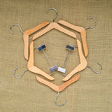 Wooden Doll Clothes Hanger Set of 6