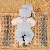11" Waldorf Baby Dolls with Stockings and Cap