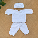 Terry Cloth Outfit for 15" Waldorf Baby Dolls - 3 Piece