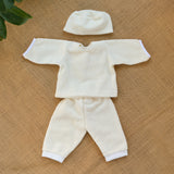 Terry Cloth Outfit for 15" Waldorf Baby Dolls - 3 Piece