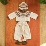 14" Waldorf Boy Doll Knitted Alpaca Outfits