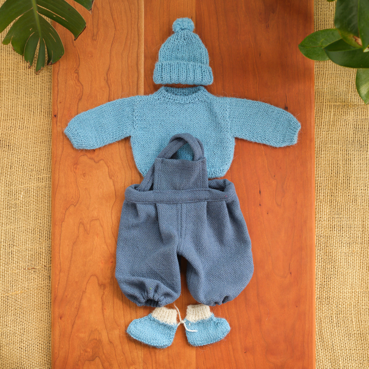 14" Waldorf Boy Doll Knitted Alpaca Outfits