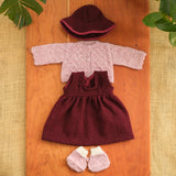 14" Waldorf Girl Doll Alpaca Knitted Outfits