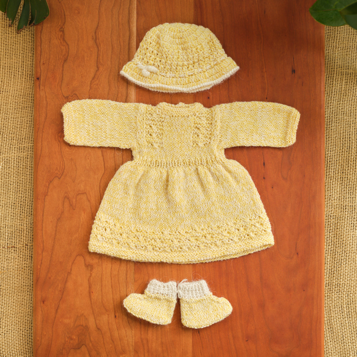 14" Waldorf Girl Doll Alpaca Knitted Outfits